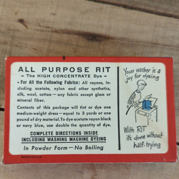 Vintage RIT Dye Still in Original Unopened Boxes - Picture 9 of 11
